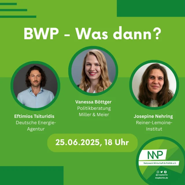 Du studierst Wirtschaft & Politik und überlegst, wie es nach dem Bachelor weitergehen soll – Master oder direkt in den Job? 🤔💼  Dann komm zu unserem Karriere-Event am 25. Juni 2025 um 18:00 Uhr an der HTW Berlin!  Drei Alumni/ae berichten von ihrem Weg nach dem BWP-Studium – vom Consulting über nachhaltige Mobilität bis hin zu internationaler Energiepolitik. 🌍✨
Nutze die Chance für spannende Einblicke, persönliche Fragen & lockeren Austausch! 🙌  Für genauere Informationen zum Ort schreib uns gerne privat, wir freuen uns auf euch!🤩