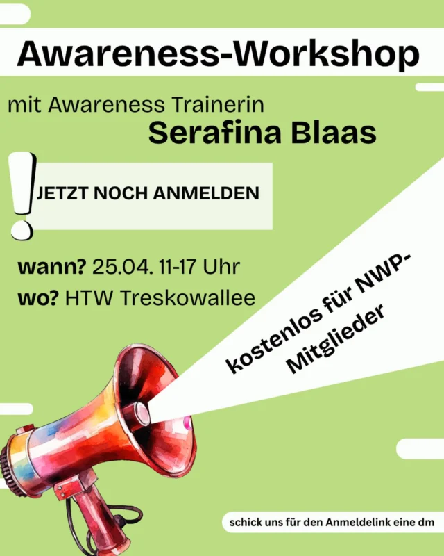 Kommt vorbei ✨
#awareness #spreadawareness #nwp #berlin
